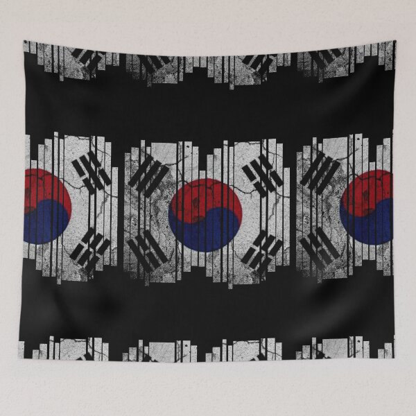 Item preview, Cool Grunge Slice Korean Flag Korea Pride designed and sold by TackyTime.