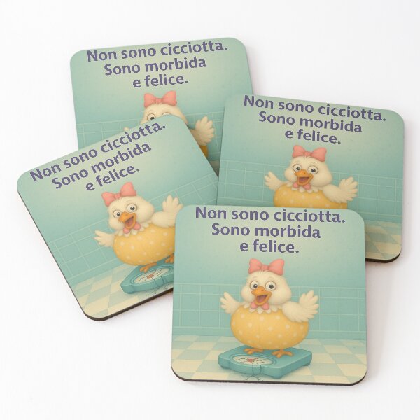 Item preview, Soft and Happy – Funny Body Positive Chicken on a Scale designed and sold by ManiStregate.
