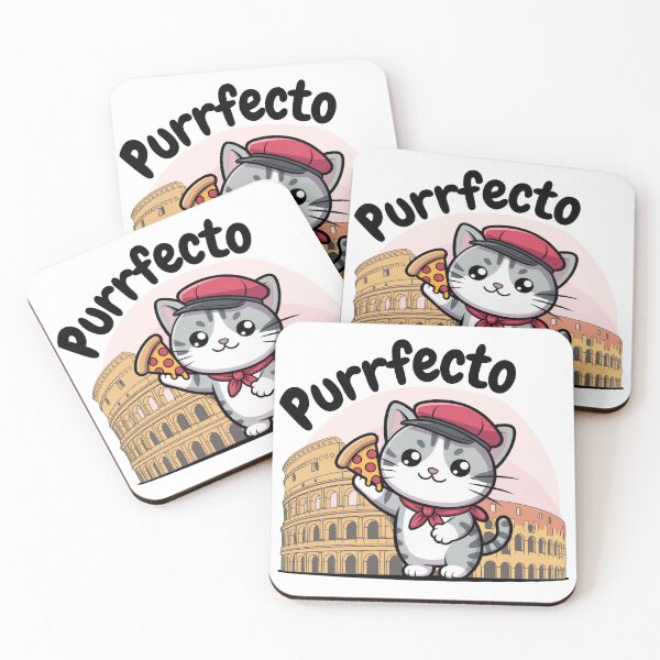 Item preview, Purrfecto – Kawaii Chibi Italian Cat at the Colosseum T-Shirt Design designed and sold by Darrwea.