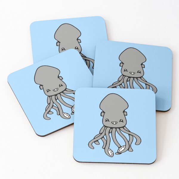 Item preview, Octopus squid cephalopod cute tentacle sea monster designed and sold by shirt-o-mat.