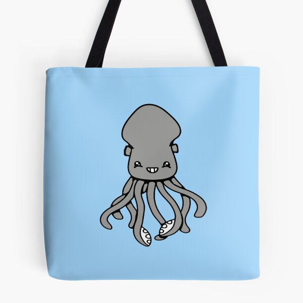 Item preview, Octopus squid cephalopod cute tentacle sea monster designed and sold by shirt-o-mat.