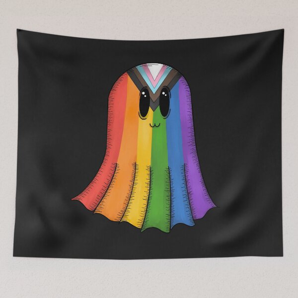 Item preview, Pride ghost designed and sold by WrensDgtDesigns.