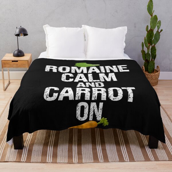 Item preview, Romaine Calm And Carrot On Funny Vegan Quote designed and sold by SharpThreadZ.