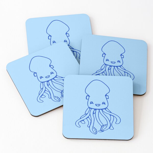Item preview, Octopus squid cephalopod cute tentacle sea monster designed and sold by shirt-o-mat.