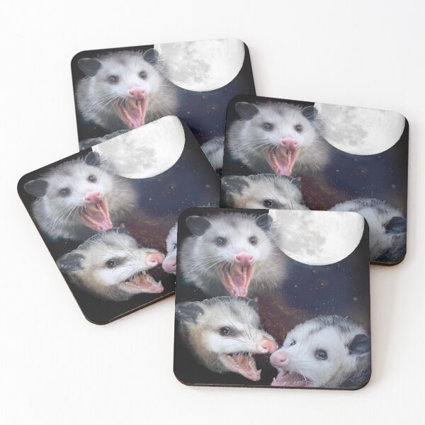 Item preview, Three moon possum designed and sold by SquishyCryptid.