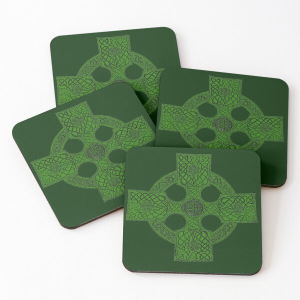 Item preview, celtic art cross (green) designed and sold by Murph's Images.