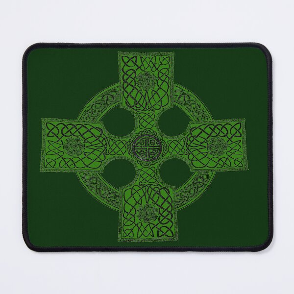 Item preview, celtic art cross (green) designed and sold by Murph's Images.