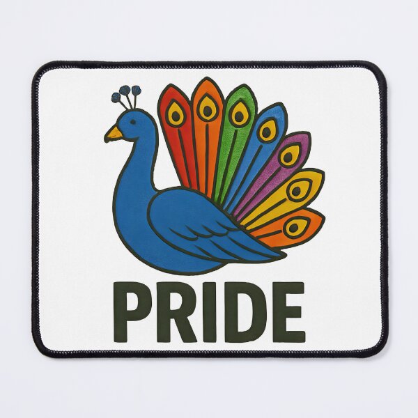 Item preview, Pride Month Peacock designed and sold by PinUpPizzazz.