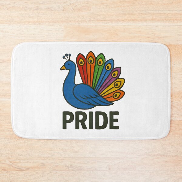 Item preview, Pride Month Peacock designed and sold by PinUpPizzazz.