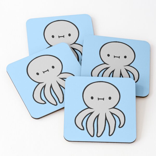 Item preview, Octopus squid cephalopod cute tentacle sea monster designed and sold by shirt-o-mat.