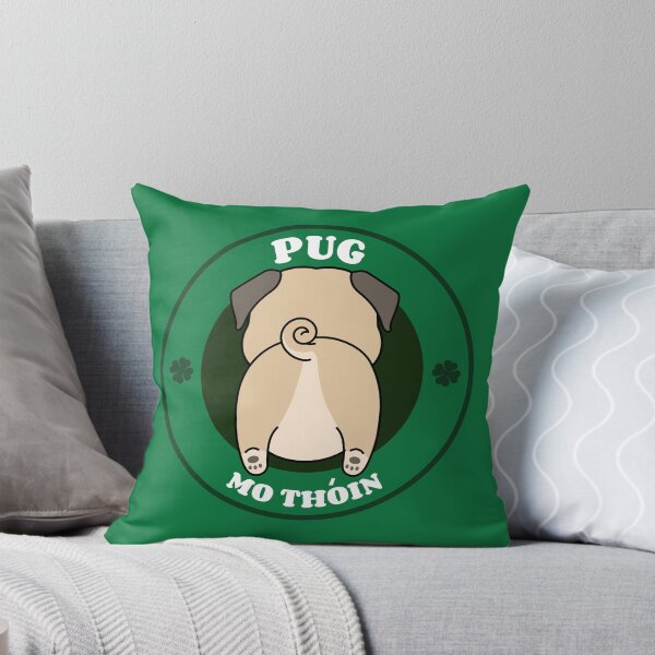 Item preview, Pug Mo Thoin (Kiss My Arse) designed and sold by cheeky-tshirts.