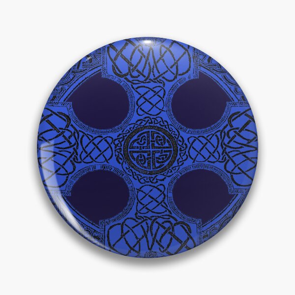 Item preview, celtic art cross (blue) designed and sold by Murph's Images.
