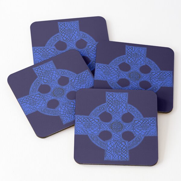 Item preview, celtic art cross (blue) designed and sold by Murph's Images.