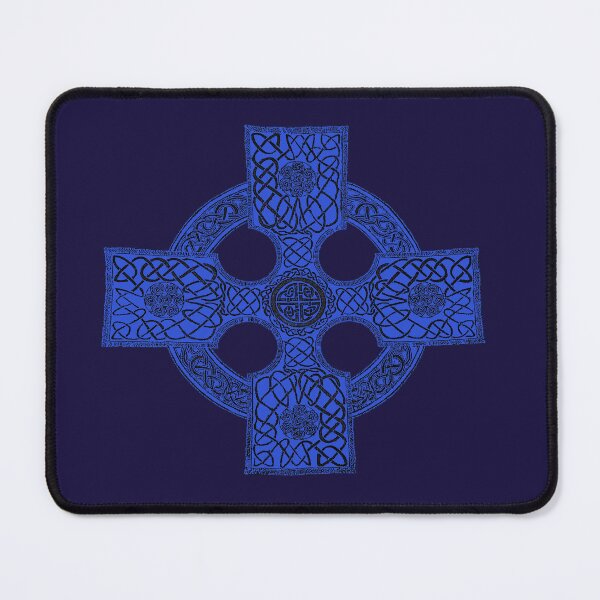 Item preview, celtic art cross (blue) designed and sold by Murph's Images.