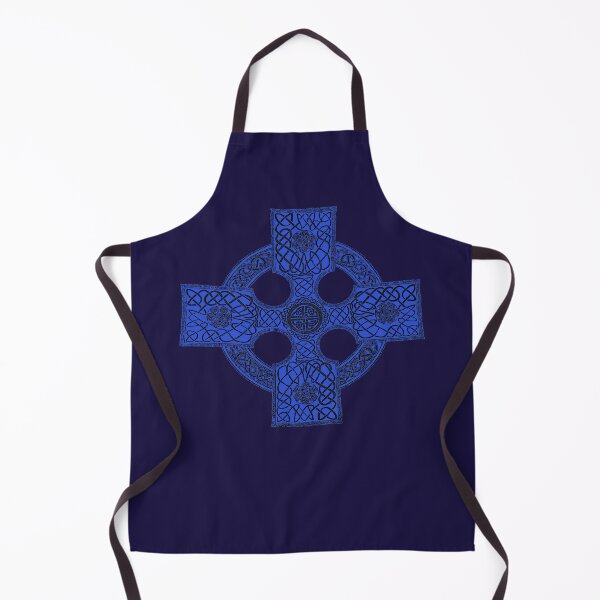 Item preview, celtic art cross (blue) designed and sold by Murph's Images.