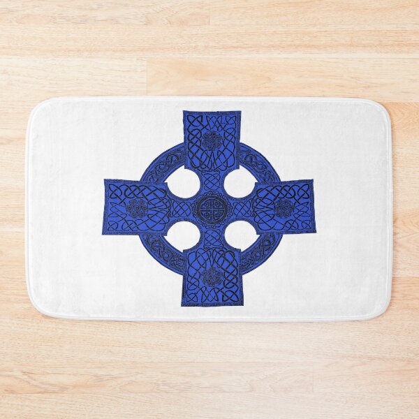 Item preview, celtic art cross (blue) designed and sold by Murph's Images.