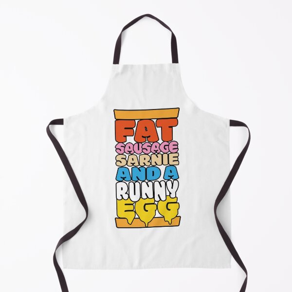 Item preview, Fat sausage sarnie and a runny egg  designed and sold by Raving & Misbehaving Prints.