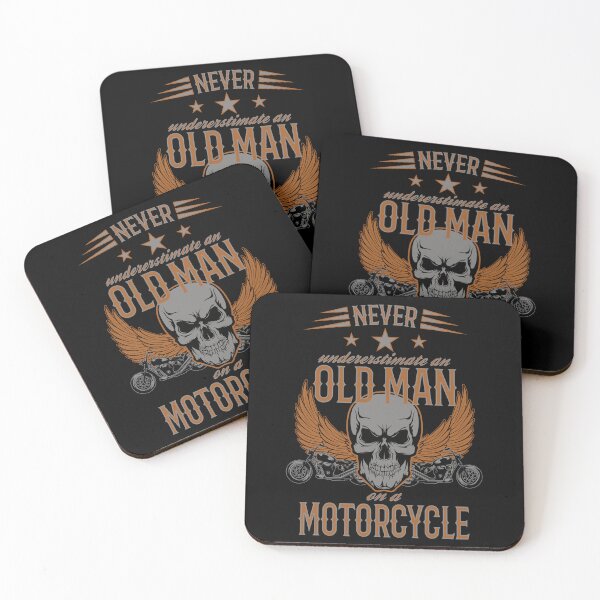 Item preview, Copy of Old Man Motorcycle Vintage Funny Saying designed and sold by MaximWundersee.