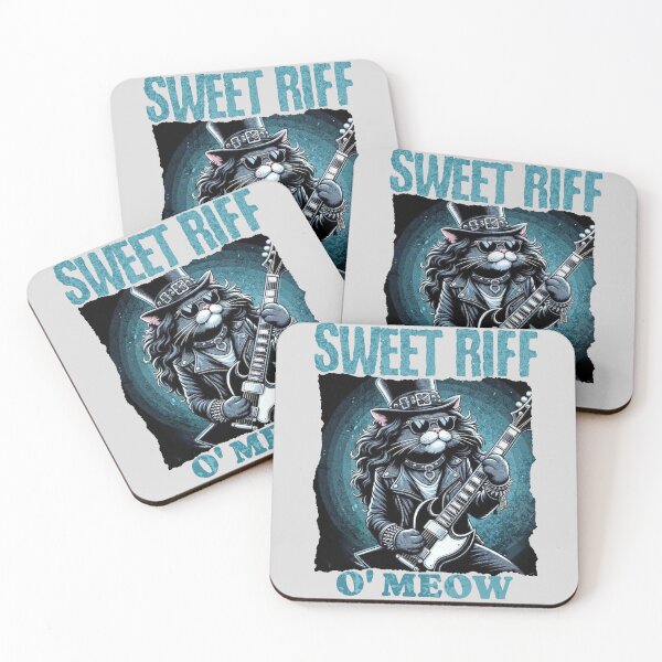 Item preview, Rock Cat Sweet Riff O' Meow designed and sold by GAZZA DESIGN.