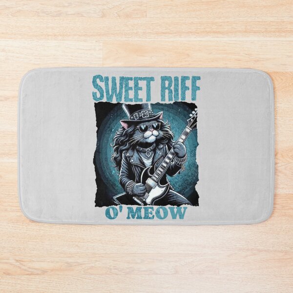 Item preview, Rock Cat Sweet Riff O' Meow designed and sold by GAZZA DESIGN.