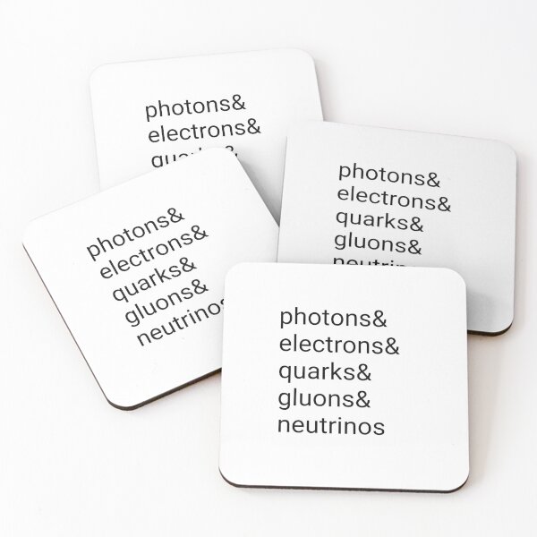Item preview, Photons, electrons, quarks, gluons, neutrinos designed and sold by PhotonGhosts.