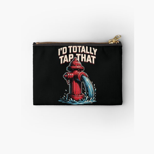 Item preview, I’d Totally Tap That – Funny Fire Hydrant Pun Retro Design	 designed and sold by Victor Shadehorn.
