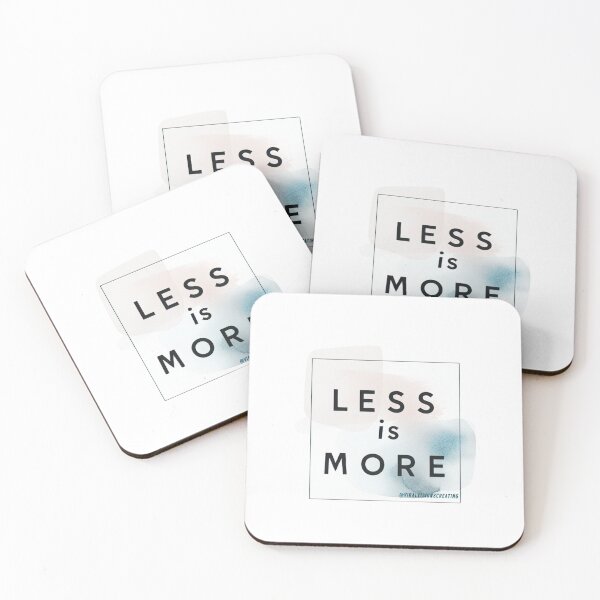 Item preview, Less is More designed and sold by  ViralVisionsCreating .