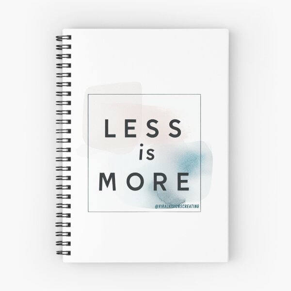 Item preview, Less is More designed and sold by  ViralVisionsCreating .