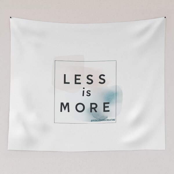 Item preview, Less is More designed and sold by  ViralVisionsCreating .
