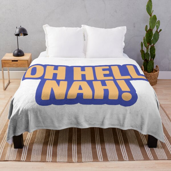 Item preview, Oh Hell Nah! Funny Quotes Yellow Bold Outline designed and sold by Memes N Lore .