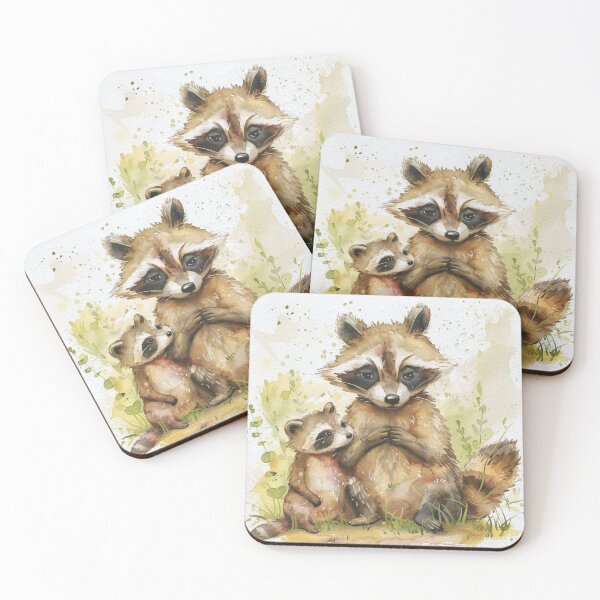 Item preview, Father's Day - cute Racoons! designed and sold by fribabywonder.