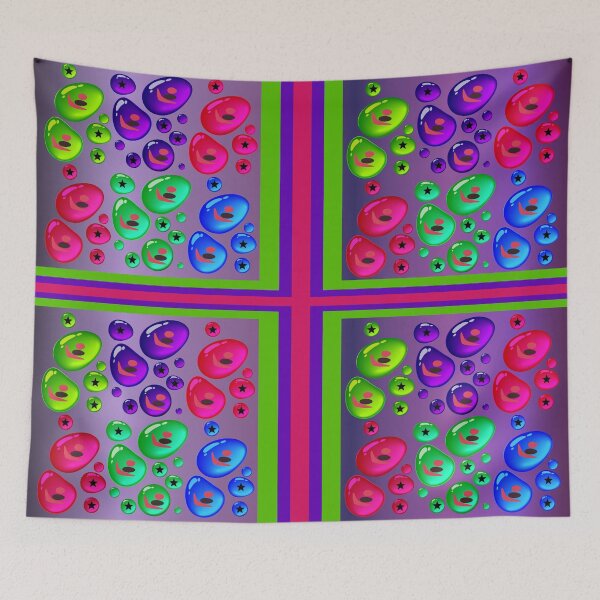 Item preview, Very Colorful Patterned Print Design designed and sold by Geo  Artwork.