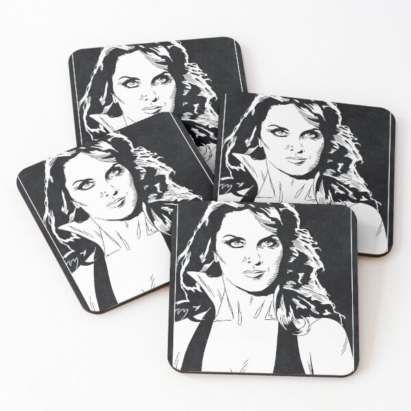 Item preview, STELLA STAR - Starcrash (Black and White) designed and sold by FamousWeirdosRB.