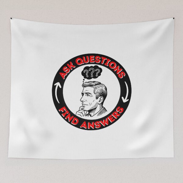 Item preview, Ask Questions Find Answers  designed and sold by Shunned ExJw.