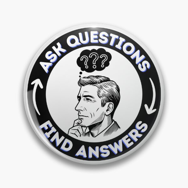 Item preview, Ask Questions Find Answers  designed and sold by Shunned ExJw.