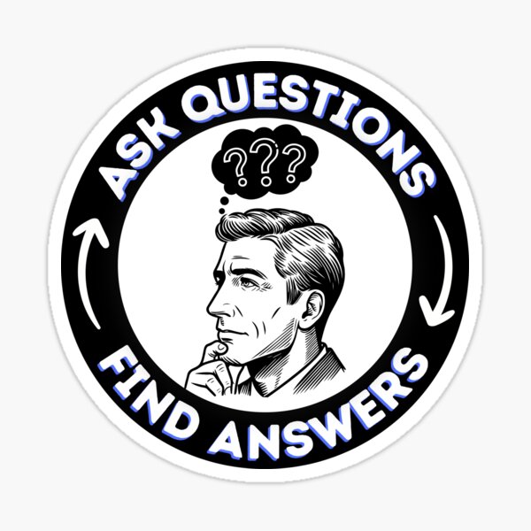 Item preview, Ask Questions Find Answers  designed and sold by Shunned ExJw.