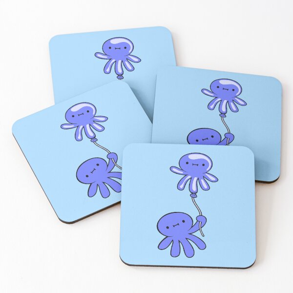 Item preview, Octopus squid balloon friend cute sweet tentacle baby child designed and sold by shirt-o-mat.