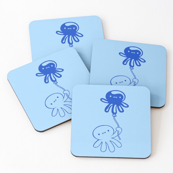 Item preview, Octopus squid balloon friend cute sweet tentacle baby child designed and sold by shirt-o-mat.