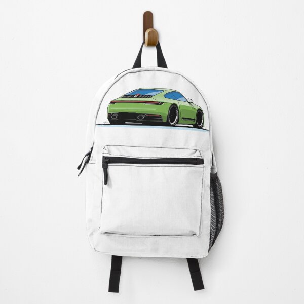 Item preview, Porsche 992 Carrera T Green Illustration designed and sold by blackdogshop.