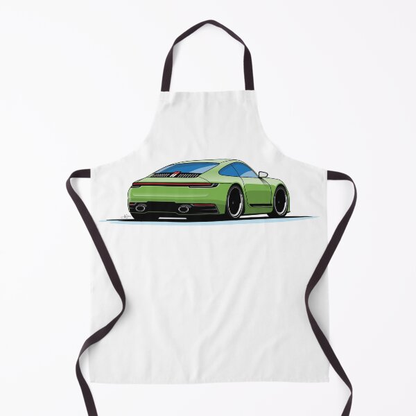 Item preview, Porsche 992 Carrera T Green Illustration designed and sold by blackdogshop.