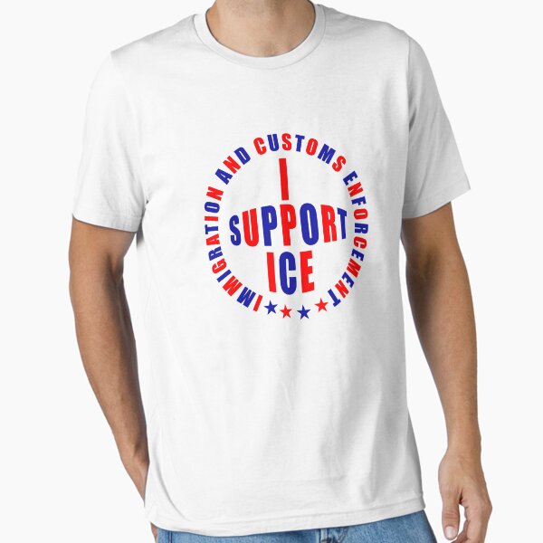 Item preview, Red & Blue I SUPPORT ICE IMMIGRATION AND CUSTOMS ENFORCEMENT designed and sold by carolina1.