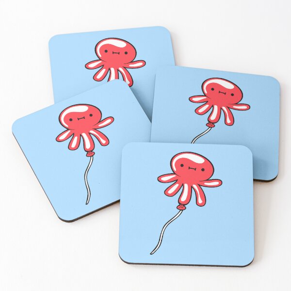 Item preview, Octopus squid balloon friend cute sweet tentacle baby child designed and sold by shirt-o-mat.