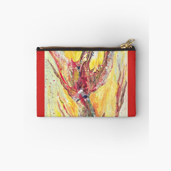 Item preview, Flame-feathered Firebird: Acrylic Painting designed and sold by openeyeddreams.
