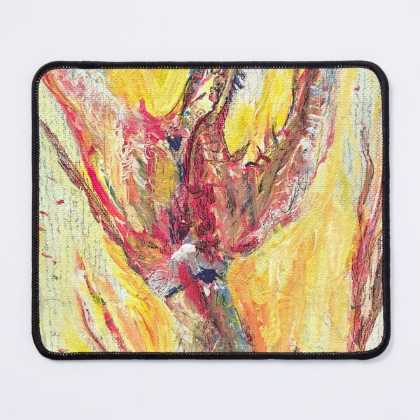 Item preview, Flame-feathered Firebird: Acrylic Painting designed and sold by openeyeddreams.