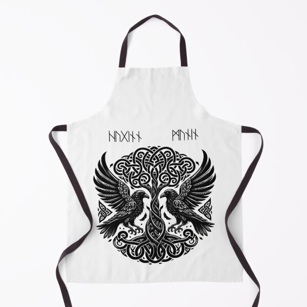 Item preview, Huginn and Muninn Norse Raven designed and sold by AnalajiaDesigns.