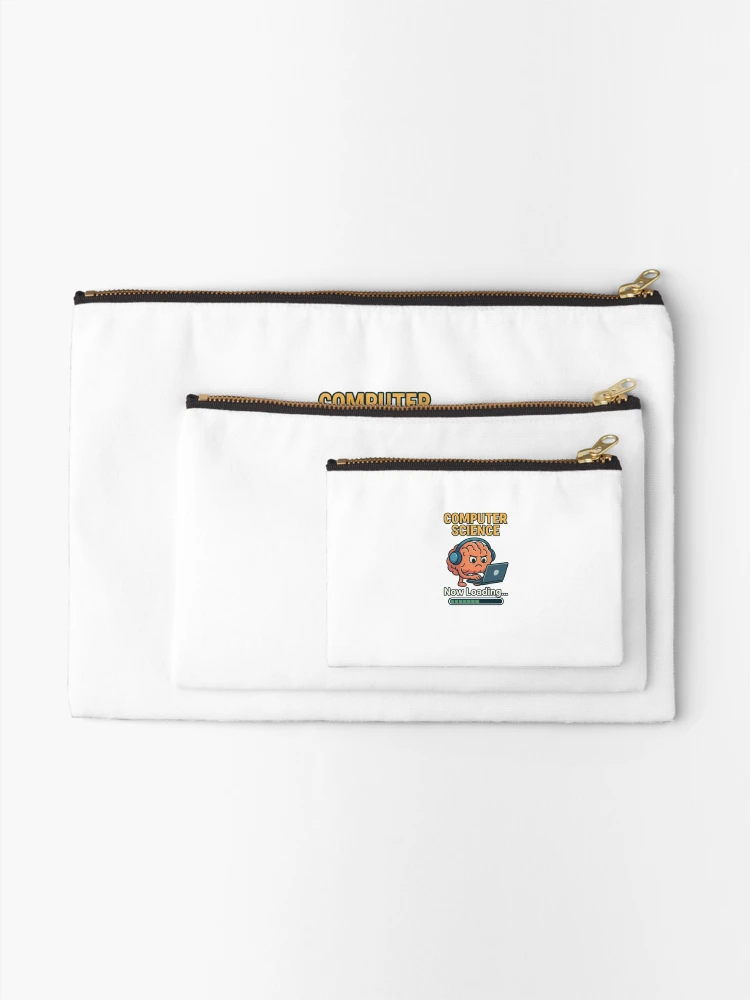 Thumbnail 2 of 4, Zipper Pouch, Computer Science – Now Loading | Geek Programming Design designed and sold by ATLAS PARIS PRO.