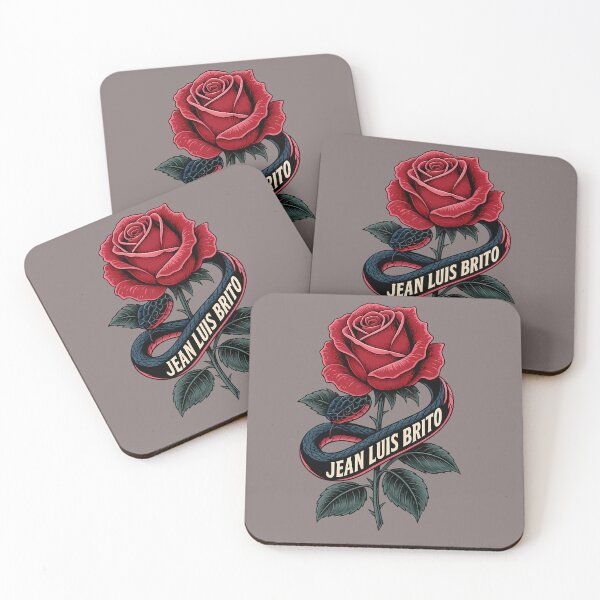 Item preview, Bold Snake Wrapped Rose – Tattoo-Style Jean Luis Brito Art designed and sold by ATLAS PARIS PRO.