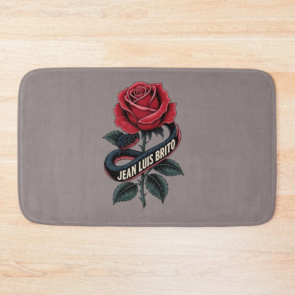 Item preview, Bold Snake Wrapped Rose – Tattoo-Style Jean Luis Brito Art designed and sold by ATLAS PARIS PRO.