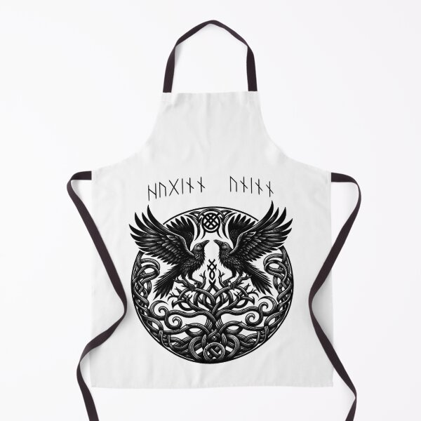 Item preview, Huginn and Muninn Norse Raven designed and sold by AnalajiaDesigns.