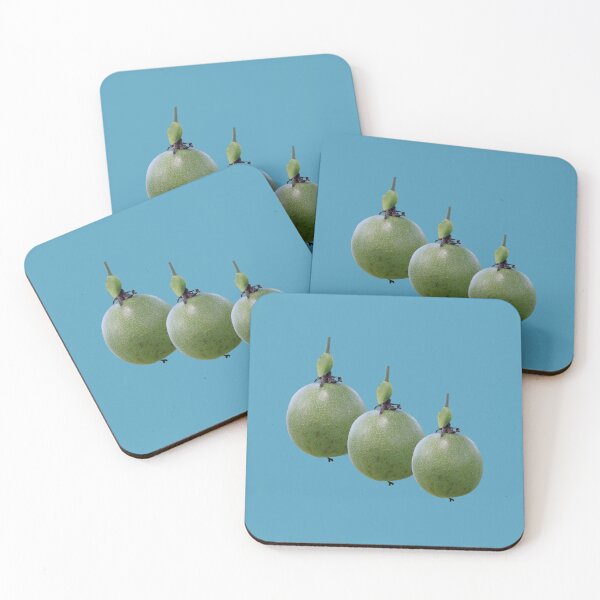 Item preview, Unripe Passionfruit on Blue designed and sold by STHogan2.